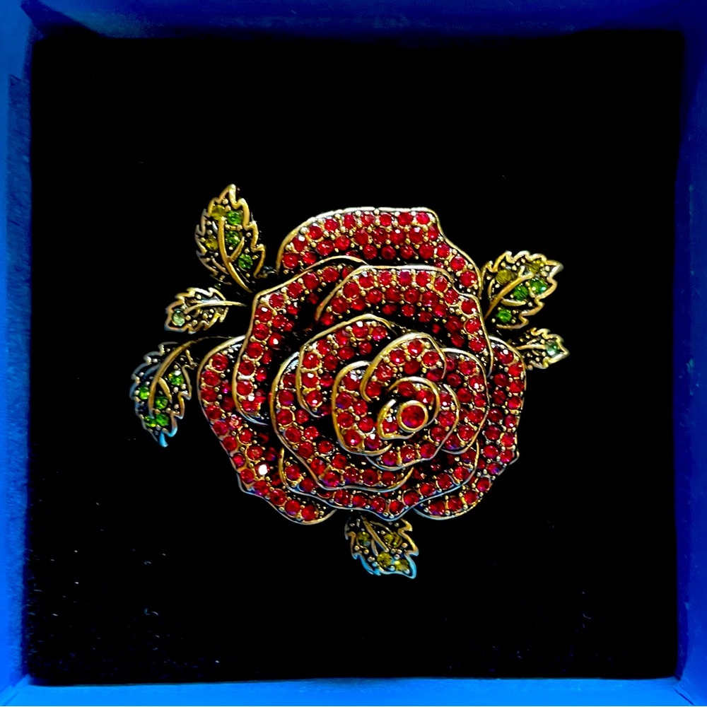 Heidi Daus Large Crystal Rose Ring